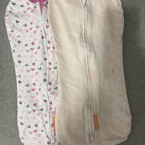 3 pack of swaddleme zip swaddles - used for 1 month size s/m - Picture 7 of 7